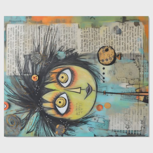 ArtLady 3 Charmant en bedroefd Cadeaupapier (Vlak)