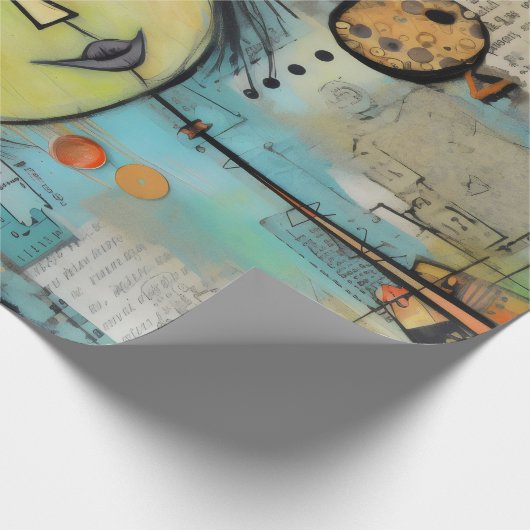 ArtLady 3 Charmant en bedroefd Cadeaupapier (Hoek)