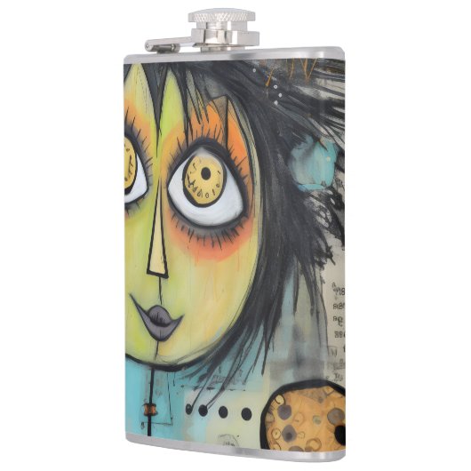 ArtLady 3 Charmant en bedroefd Heupfles (Links)