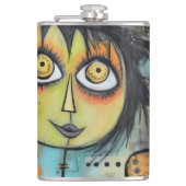 ArtLady 3 Charmant en bedroefd Heupfles (Voorkant)