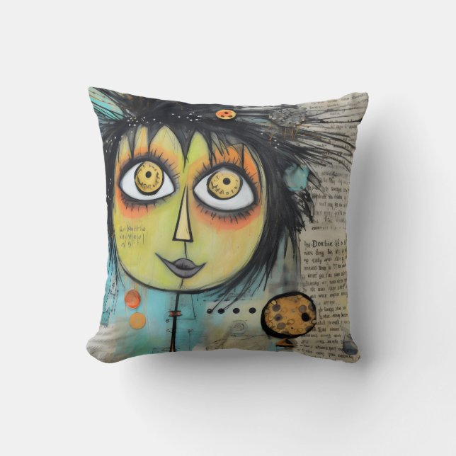 ArtLady 3 Charmant en bedroefd Kussen (Voorkant)