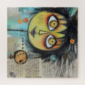 ArtLady 3 Charmant en bedroefd Legpuzzel (Horizontaal)