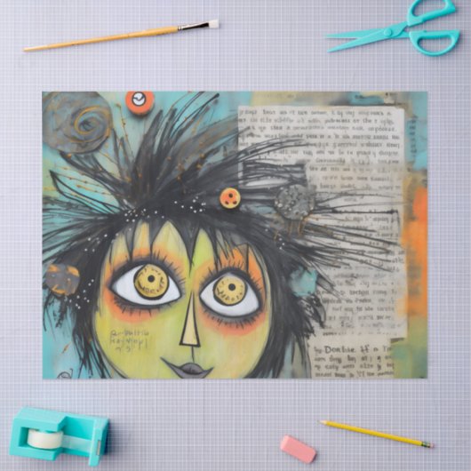 ArtLady 3 Charmant en bedroefd Tissuepapier (Craft)