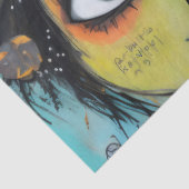 ArtLady 3 Charmant en bedroefd Tissuepapier (Detail)