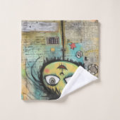 ArtLady 4 Charmant en verontrust Bad Handdoek (Wasdoekje)