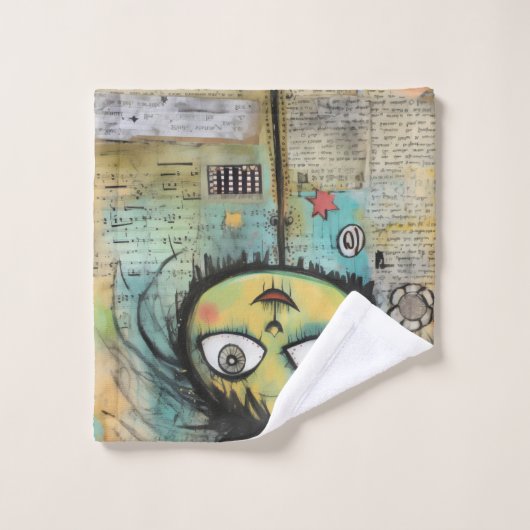 ArtLady 4 Charmant en verontrust Bad Handdoek (Wasdoekje)