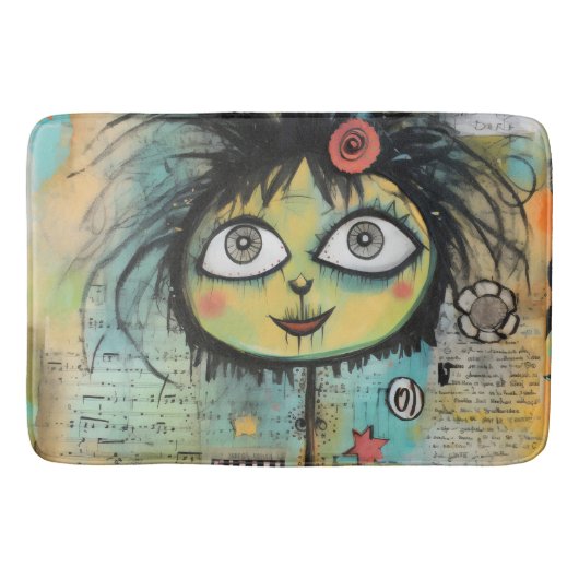 ArtLady 4 Charmant en verontrust Badmat (Voorkant)