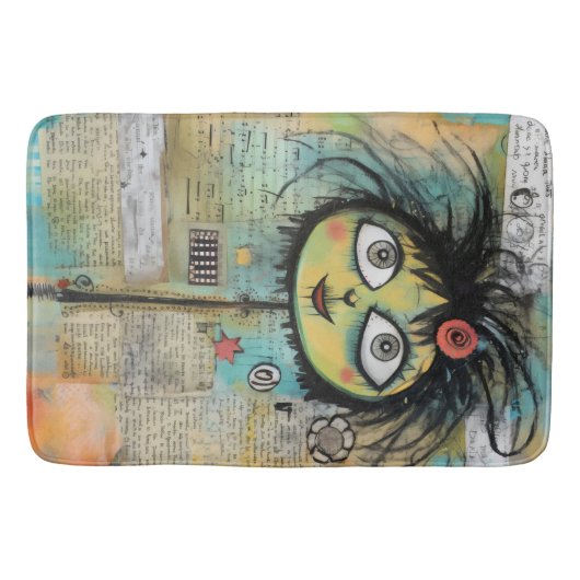 ArtLady 4 Charmant en verontrust Badmat (Voorkant)