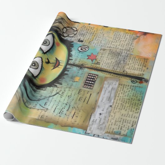 ArtLady 4 Charmant en verontrust Cadeaupapier (Uitgerold)