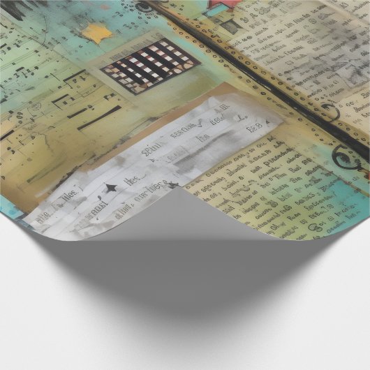 ArtLady 4 Charmant en verontrust Cadeaupapier (Hoek)