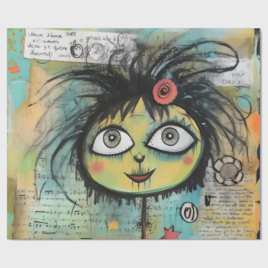 ArtLady 4 Charmant en verontrust Cadeaupapier (Vlak)