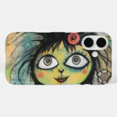ArtLady 4 Charmant en verontrust Case-Mate iPhone Case (Achterkant (horizontaal))
