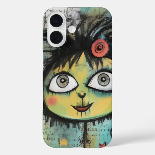 ArtLady 4 Charmant en verontrust Case-Mate iPhone Case (Achterkant)