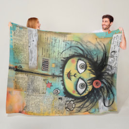 ArtLady 4 Charmant en verontrust Fleece Deken