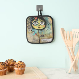 ArtLady 4 Charmant en verontrust Pannenlap