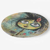 ArtLady 4 Charmant en verontrust Papieren Bordje (Gekanteld)