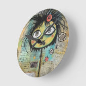 ArtLady 4 Charmant en verontrust Ronde Klok (Hoek)