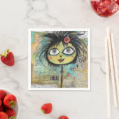 ArtLady 4 Charmant en verontrust Servet (Insitu)