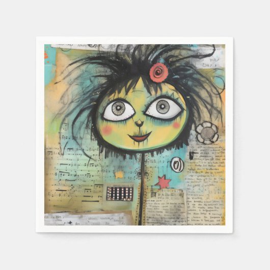 ArtLady 4 Charmant en verontrust Servet (Voorkant)