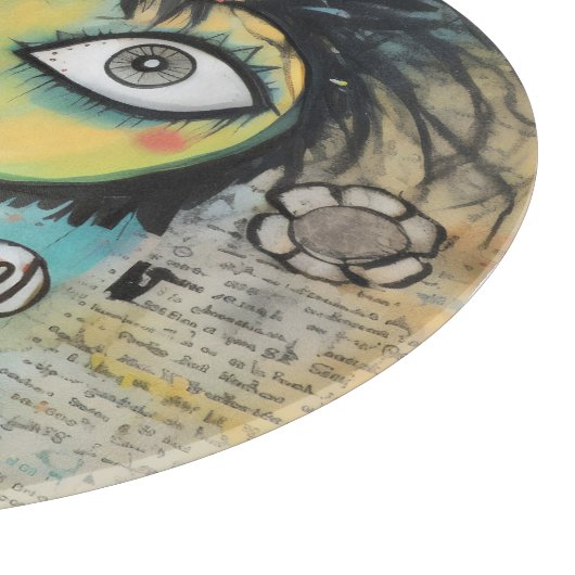 ArtLady 4 Charmant en verontrust Snijplank (Hoek)