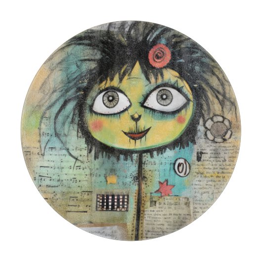 ArtLady 4 Charmant en verontrust Snijplank (Voorkant)