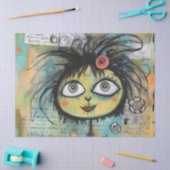 ArtLady 4 Charmant en verontrust Tissuepapier (Craft)