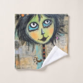 ArtLady 5 Charmant en verontrust Bad Handdoek (Wasdoekje)