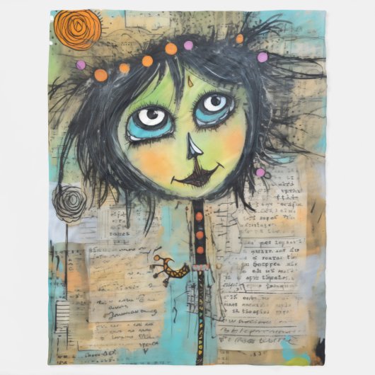 ArtLady 5 Charmant en verontrust Fleece Deken (Voorkant)