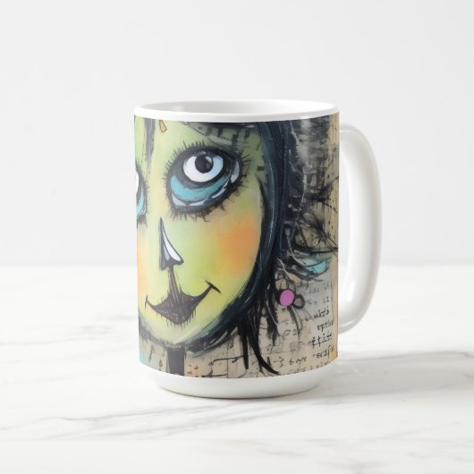 ArtLady 5 Charmant en verontrust Koffiemok (Voorkant rechts)