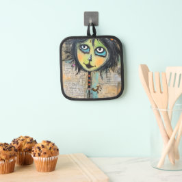 ArtLady 5 Charmant en verontrust Pannenlap