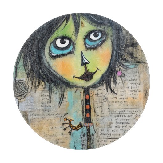 ArtLady 5 Charmant en verontrust Snijplank (Voorkant)