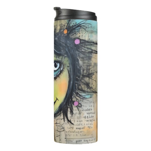 ArtLady 5 Charmant en verontrust Thermosbeker (Geroteerd rechts)