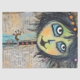 ArtLady 5 Charmant en verontrust Tissuepapier