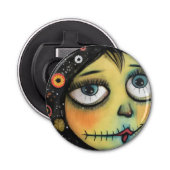 ArtLady 6 Charmant en bedroefd Button Flesopener (Voorkant)