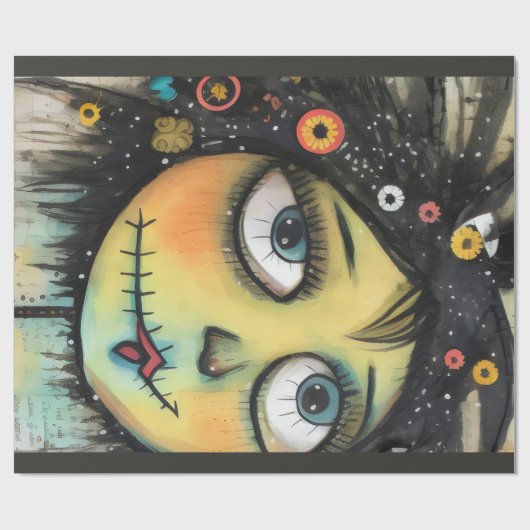 ArtLady 6 Charmant en bedroefd Cadeaupapier (Vlak)