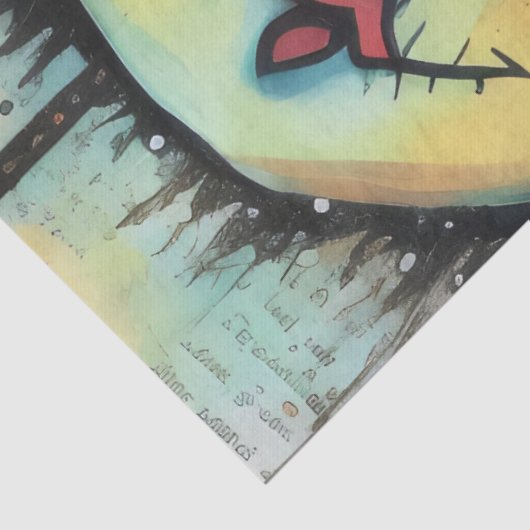 ArtLady 6 Charmant en bedroefd Tissuepapier (Detail)