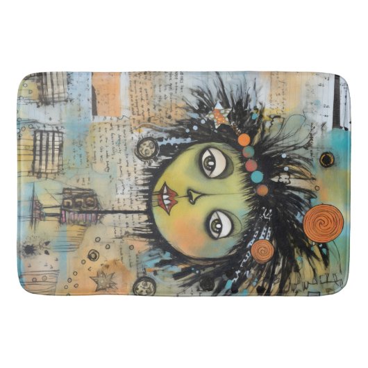 ArtLady 7 Charmant en in nood Badmat (Voorkant)