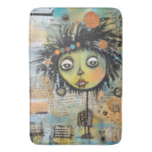 ArtLady 7 Charmant en in nood Badmat (Voorkant Verticaal)