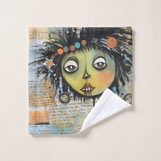 ArtLady 7 Charmant en verontrust Bad Handdoek (Wasdoekje)