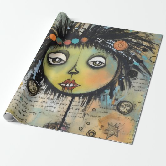 ArtLady 7 Charmant en verontrust Cadeaupapier (Uitgerold)