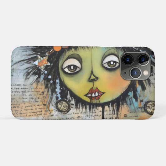 ArtLady 7 Charmant en verontrust Case-Mate iPhone Case (Achterkant (horizontaal))