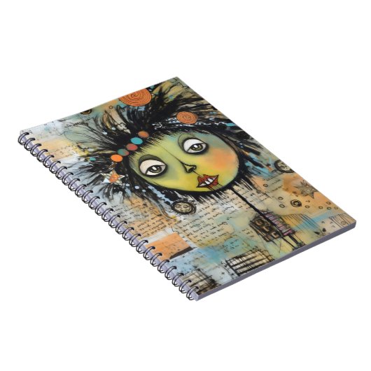 ArtLady 7 Charmant en verontrust Notitieboek (Rechterzijde)