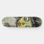 ArtLady 7 Charmant en verontrust Persoonlijk Skateboard (Horizontaal)