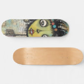ArtLady 7 Charmant en verontrust Persoonlijk Skateboard (Horizontaal)