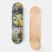 ArtLady 7 Charmant en verontrust Persoonlijk Skateboard (Voorkant)