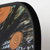 ArtLady 7 Charmant en verontrust Pickleball Paddle (Links Detail)