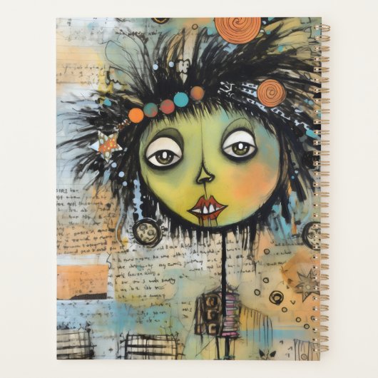 ArtLady 7 Charmant en verontrust Planner (Achterkant)