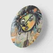 ArtLady 7 Charmant en verontrust Ronde Klok (Hoek)