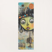 ArtLady 7 Charmant en verontrust Yogamat (Achterkant)