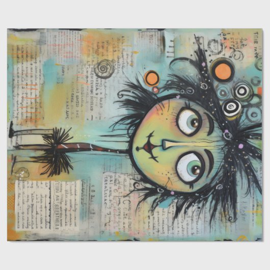 ArtLady 9 Charmant en bedroefd Cadeaupapier (Vlak)